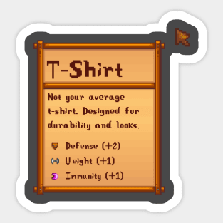 Stardew Valley Shirt Sticker